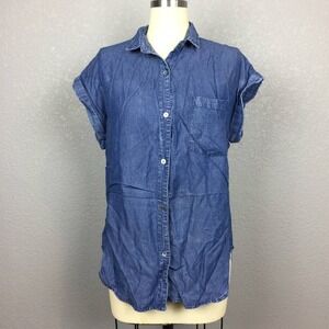 •Just Living• Chambray Button Down